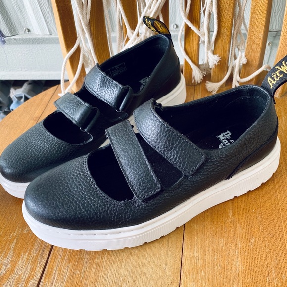 Dr Martins Velcro Mary Janes (Mae) - Picture 1 of 6